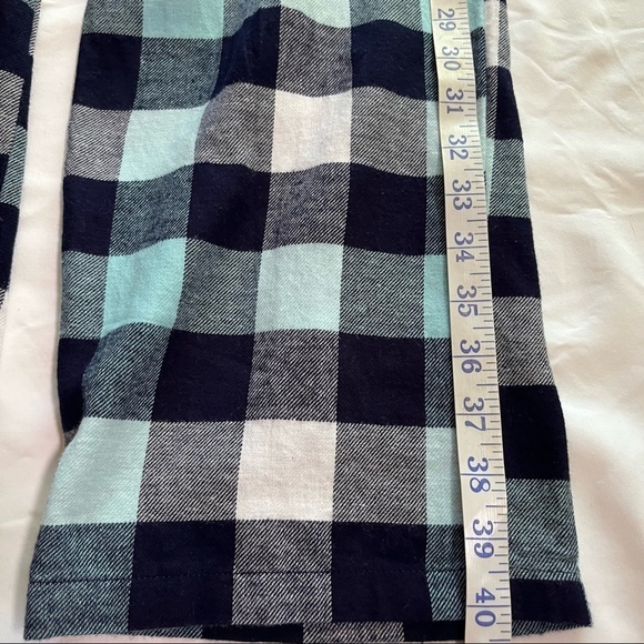 Croft & Borrow SZ Small Pajamas Plaid Black White Plaid 100% Cotton - Picture 12 of 15